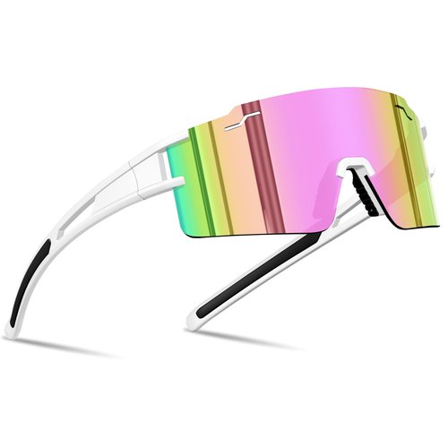 FMY Polarized Cycling Glasses Youth Baseball Glasses for Men Women,UV400 Protection Sports Sunglasses for Running Driving