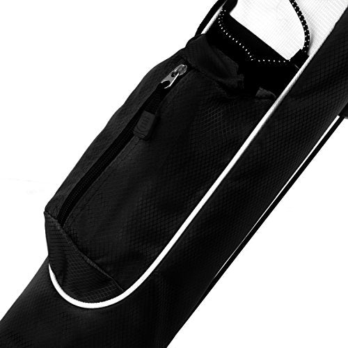 Lightweight Golf Stand Bag for Men & Women - Black, 1.95 lbs