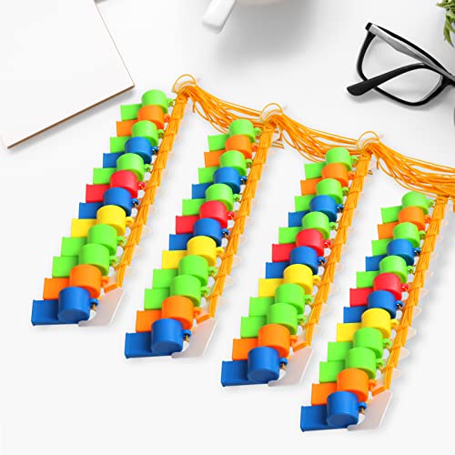 48Pcs Plastic Whistles with Lanyards - Loud Sports Whistle Set