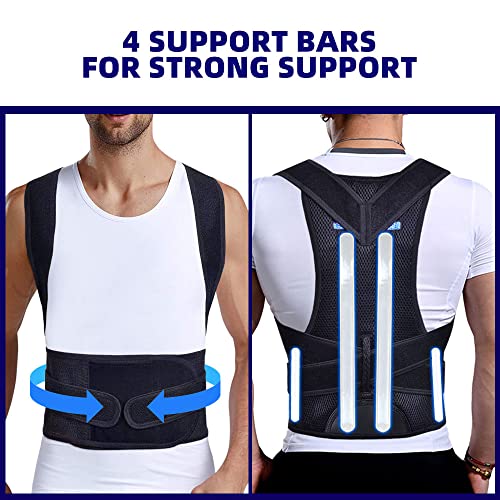 Posture Corrector Back Brace for Pain Relief & Support