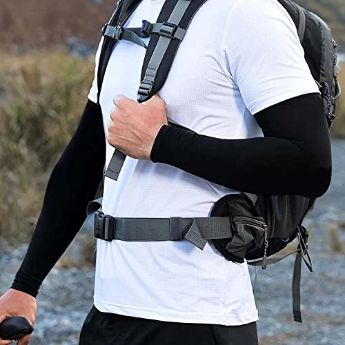 Compression Arm Sleeves - UV Sun Protection - Black