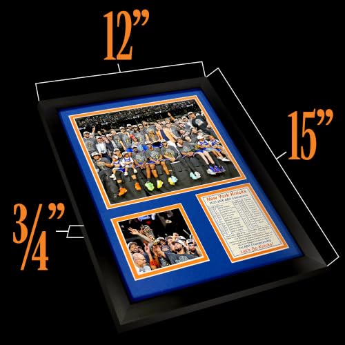 Knicks Basketball 2025-2026 Champions Framed Picture Collage - Podium 12"x15"