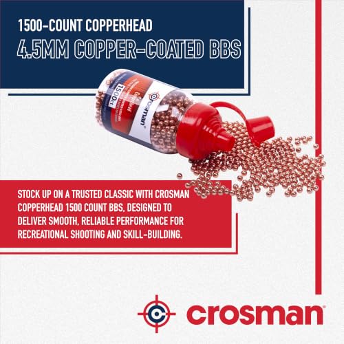 4.5mm Copper-Coated Steel BBs - 1500-Count Bottle
