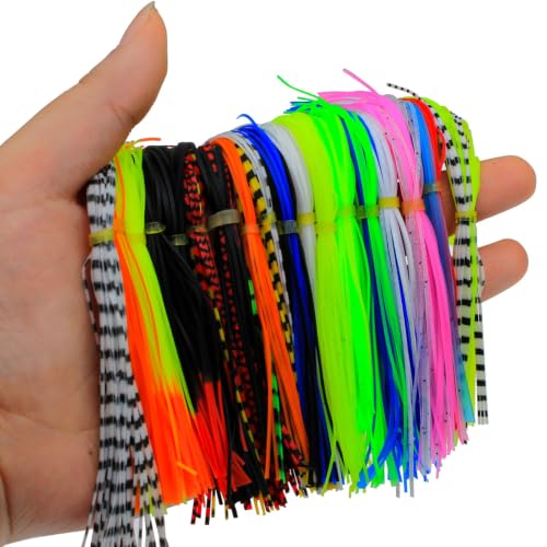 Fly Tying Materials Kit - 18 Colors of Silicone Rubber Threads