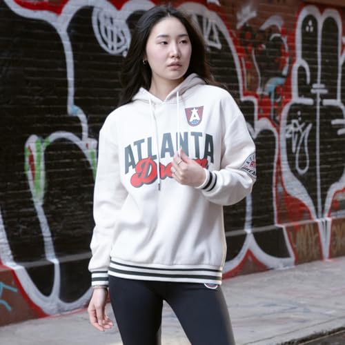 WNBA Official Super Soft Kaleido Hoodie Sweatshirt - Indiana Fever Medium Oatmeal Heather