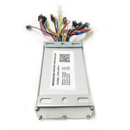 Electric Bicycle Controller X055-AB001 DC48V 18A Motor Speed Brushless Controller for Electric Bicycle E-Bike Scooter Display Meter KDS Aluminium Alloy