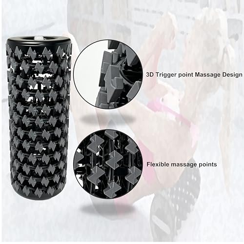 Fitster Gray Collapsible Foam Roller - 13 Inch Portable Muscle Recovery Tool