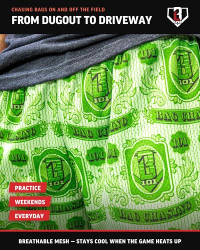 Youth Baseball Mesh Shorts Boys Green Sizes YS to YXL - Sports Apparel
