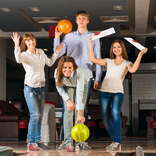 Geyoga 100 Pcs Bowling League Envelopes – Red & White Card Stock, Bulk Envelopes for Leagues
