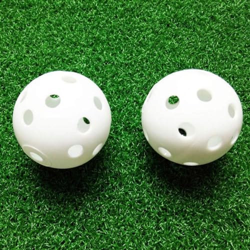 Lightweight Practice Golf Balls - 25 Pack White Plastic