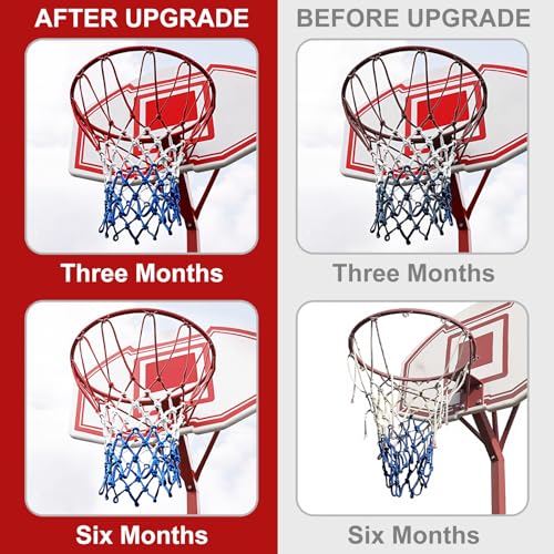 Heavy Duty Basketball Net - All Weather Replacement for Standard Hoops