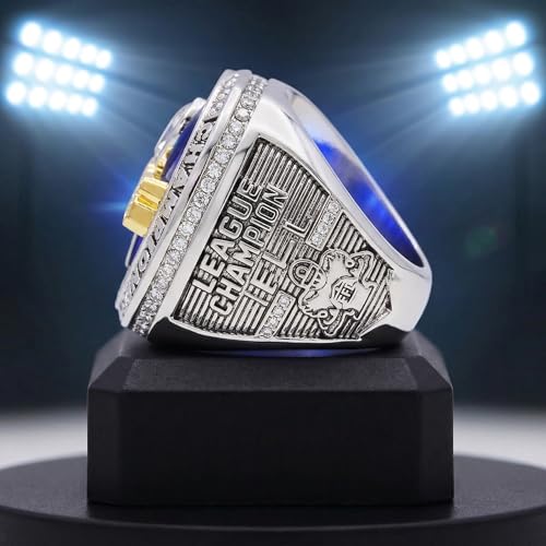 Fantasy Football Champion Ring 2025 with Gift Box - Premium Award