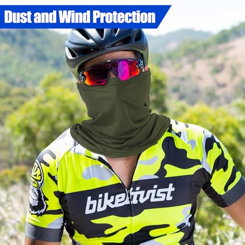 Breathable Cooling Neck Gaiter Face Mask - UV Protection - Combo 3