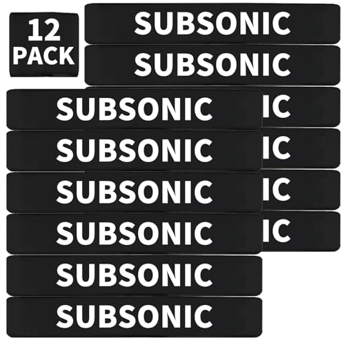 Subsonic Magazine Marking Bands - 12 Pack (Black & White)