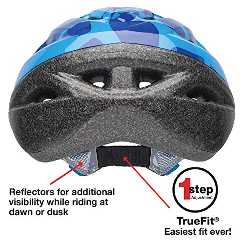 Child Bike Helmet - Blue Fins, One Size, CPSC Certified