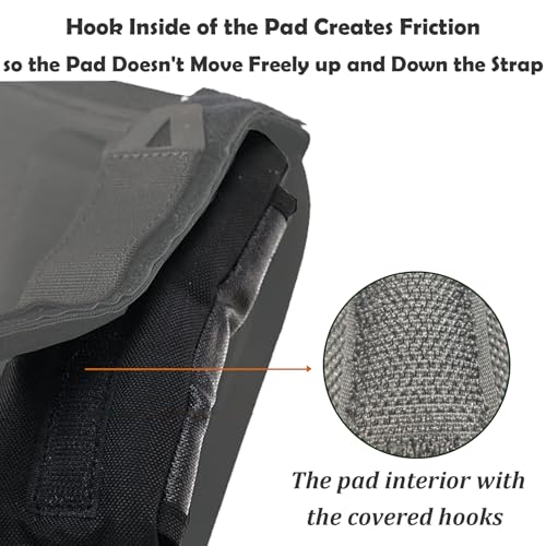 Soft Breathable Shoulder Strap Pad – 2 Pack Tactical Vest Pads - Black