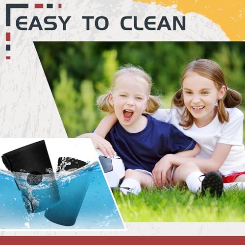 Relaxgiant Kids Knee Brace Set Black Medium - Injury Prevention & Support