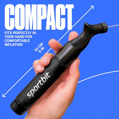 Ball Pump for Sports Balls - Hand Pump with Push-Pull System