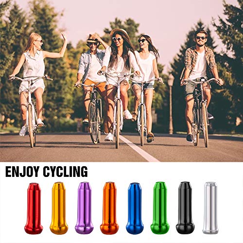 Bicycle Cable End Caps & O-Ring Frame Protectors - 54 Piece Set, Multi-coloured
