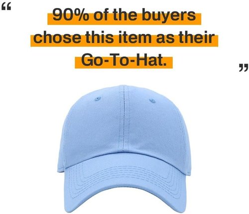 KBETHOS Classic Unisex Baseball Cap - Adjustable Low Crown Cotton Dad Hat in Various Colors