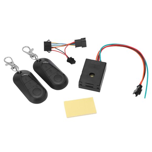 Electric Scooter Anti Theft Device, Remote Control 36‑72V Metal Universal Multifunction ElectricAlarm System for Electric