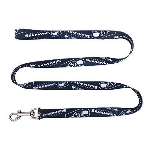 Seattle Seahawks Pet Leash - 0.75" x 60" Team Color