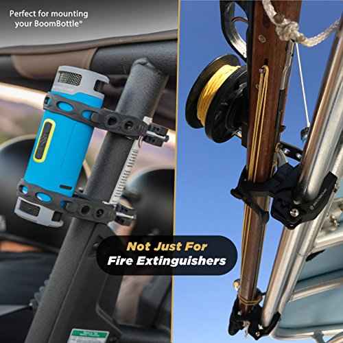 Scosche PSM11004 TerraClamp Heavy Duty Fire Extinguisher and BoomBottle Universal Vehicle Mount, Large (Pack of 2)