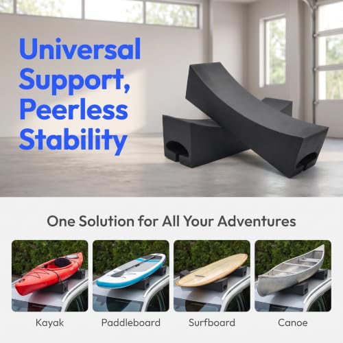 Kayak Foam Blocks Roof Rack Pads for Surfboards & Canoes