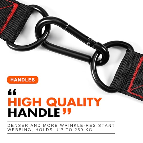 Exercise Handles for Fitness Equipment - Red Replacement Handles