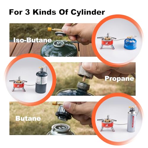 Odoland 5000W Portable Camping Stove Collapsible Backpacking Stove with EVA Box
