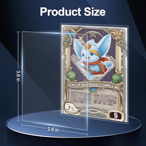 600 Pack Penny Sleeves for Trading Cards - 66 x 91mm Soft Card Protectors