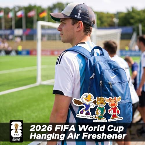 FIFA World Cup 2026 Air Freshener Set - 3 Mascots with Scents