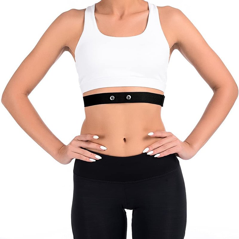 Rich Green Valley Heart Rate Monitor Chest Strap Compatible with Polar H10 H9 H7 H1 Wahoo Tickr Garmin HRM COOSPO,Black M-XXL