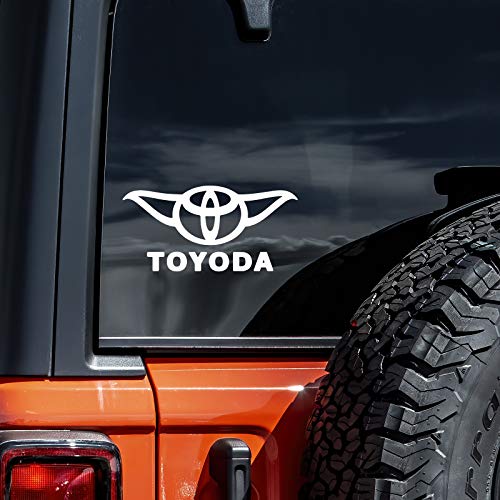 Toyoda Parody Vinyl Sticker - 5.5" x 2.5" Decal for Car, Truck, Wall, Laptop