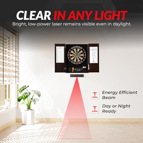 Viper Laser Throw Line Marker - Battery-Operated Oche Light - Black