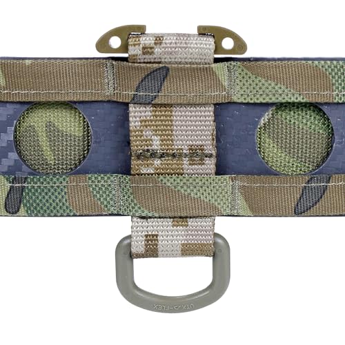 MOLLE D Ring T Mount Bar - Tactical Glove Hook Clip - Desert Camouflage