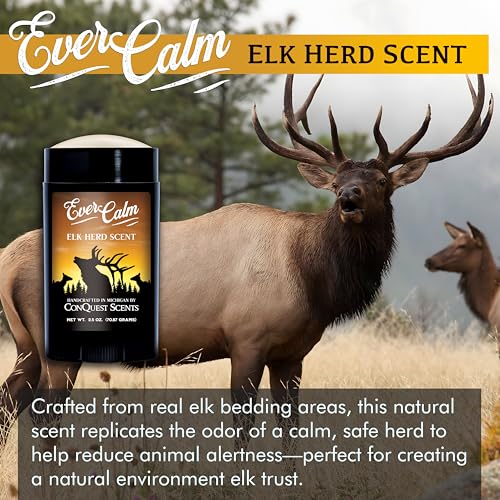 Conquest Scents EverCalm Elk Herd Scent Stick – Elk Calmness Attractant, Elk Herd Stick