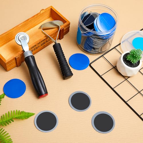Heavy Duty Tire Patches - 20 Pcs Rubber Repair, 42 mm