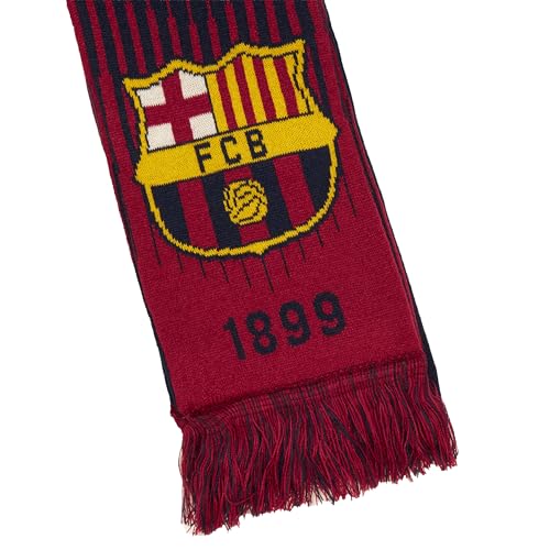 FC Barcelona Soccer Scarf - Officially Licensed - Blue - One Size