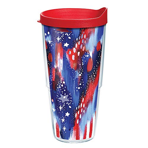 Tervis EttaVee Americana Stars 24oz Double Wall Insulated Travel Tumbler Made in USA