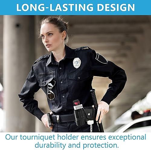 Durable Tourniquet Holder with Tactical Belt Clip - First Aid Kit
