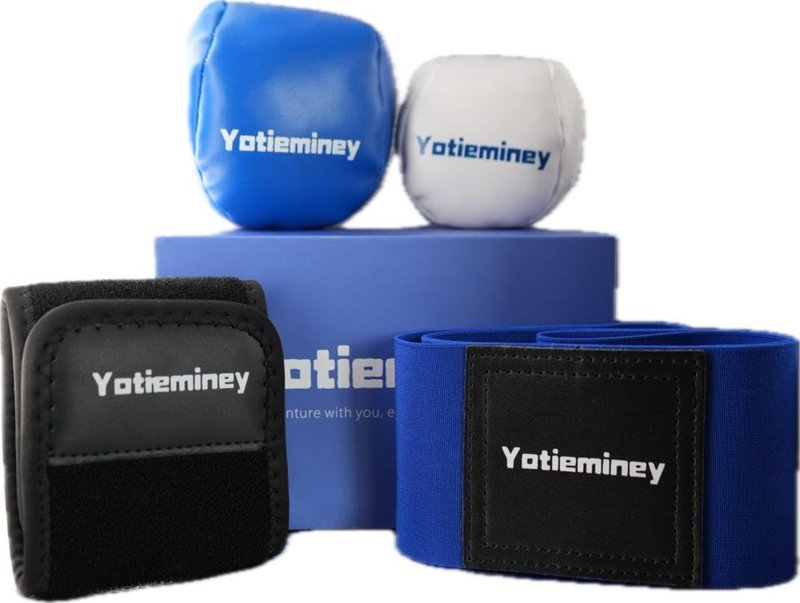 Yotieminey Golf Swing Trainer Aid Set with aoft Texture for Mastering Rhythm, Timing, and Consistency, Golf Wrist Strap with Training Ball