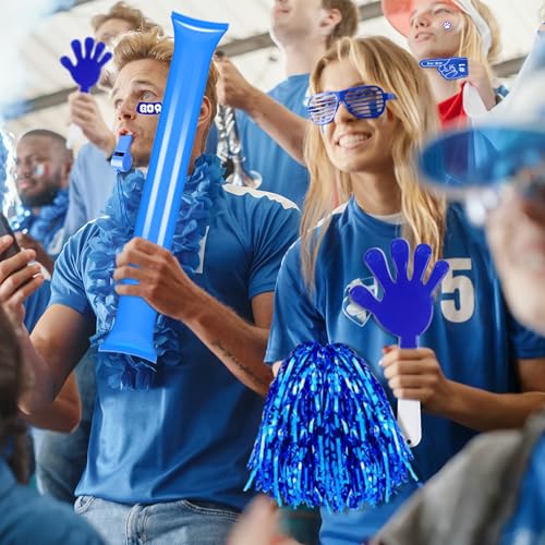 Letsroar Blue 204 Pcs School Spirit Accessories Set for Sports Events