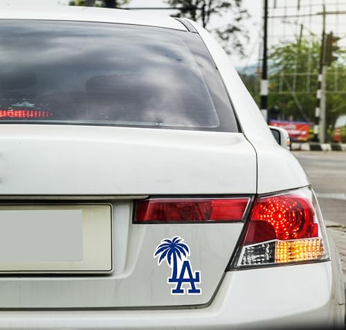 Los Angeles Palm Tree Logo Decal Sticker - 2-Pack, 4.5"x3.5"