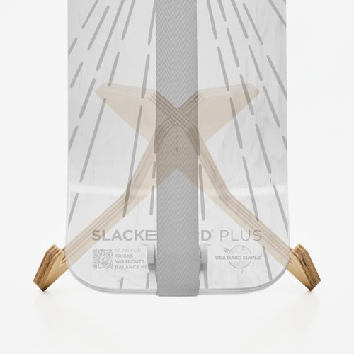 GIBBON SlackBoard Accessories - 60” Standing Pole & 52 Exercise Cards for Balance Training