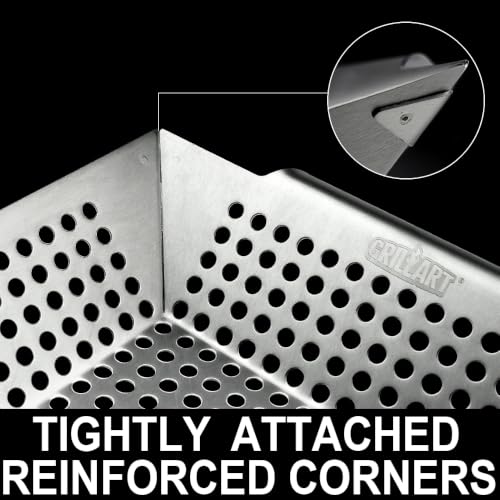 GRILLART Heavy Duty Large Stainless Steel Grill Basket for Vegetables - Variation 12