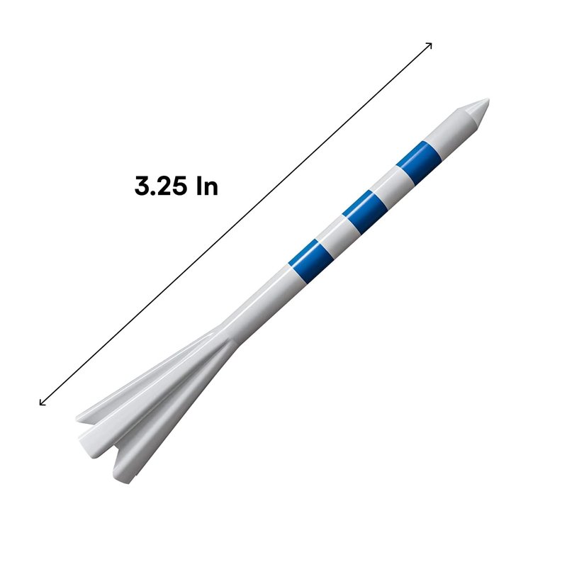 Noa Store 3 1/4" Tee Golf - White and Blue Plastic Golf Tees for Driver - Golf Accessories for Men - 5-Prong Head Cup - Low Friction - Low Resistance Tip - Pack These in Your Golf Bags - Pack of 150