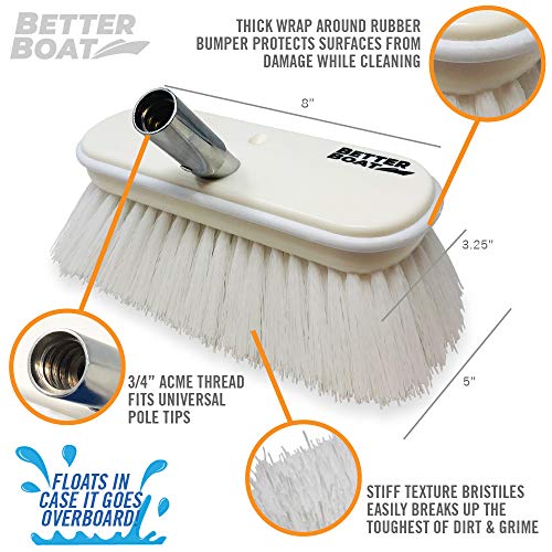Stiff Boat Deck Brush Head - 8