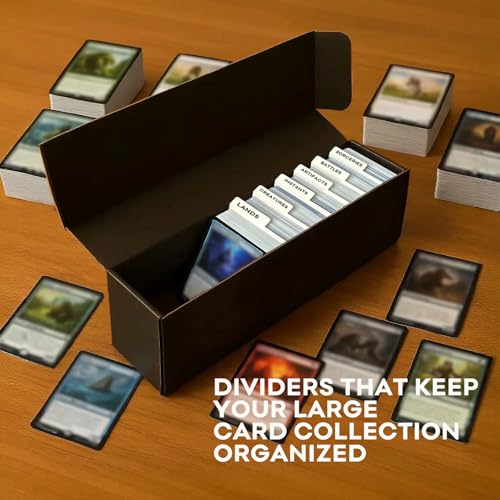 140PCS Card Dividers for Trading Card Storage - Vertical