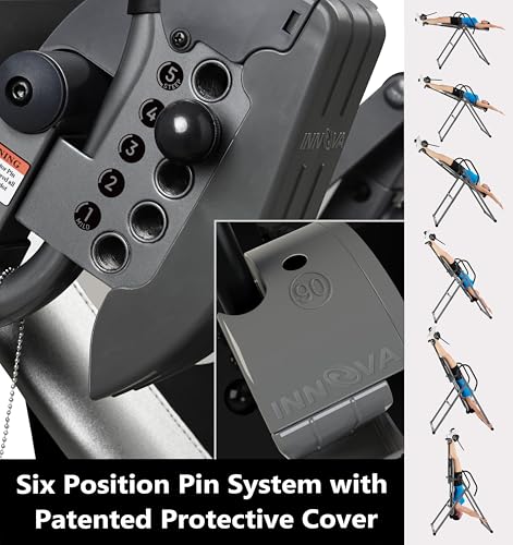 Inversion Table with Adjustable Headrest - Premium Model, 300 lb Capacity